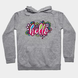 Hello Script Hoodie